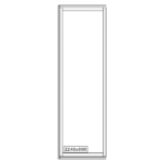 6.38mm Clear Laminated Single Glazed Glass