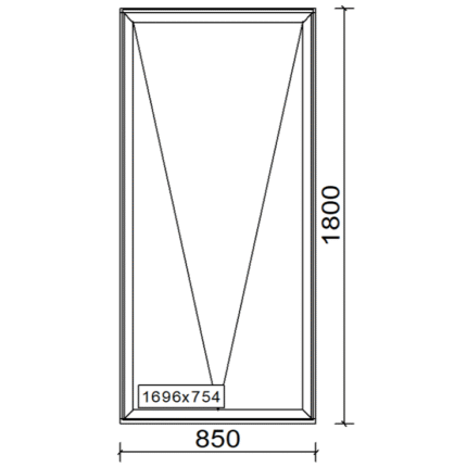 4mm Clear Tough Single Glazed – Awning Window