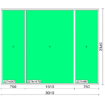 5mm Clear Tough Single Glazed – Fixed Window