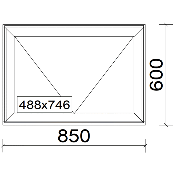 4mm Clear Tough Double Glazed – Awning Window - Image 1