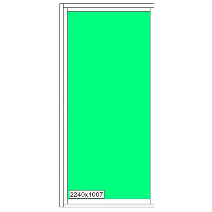 4mm Clear Float Toughened Single Glazed Glass - Image 1