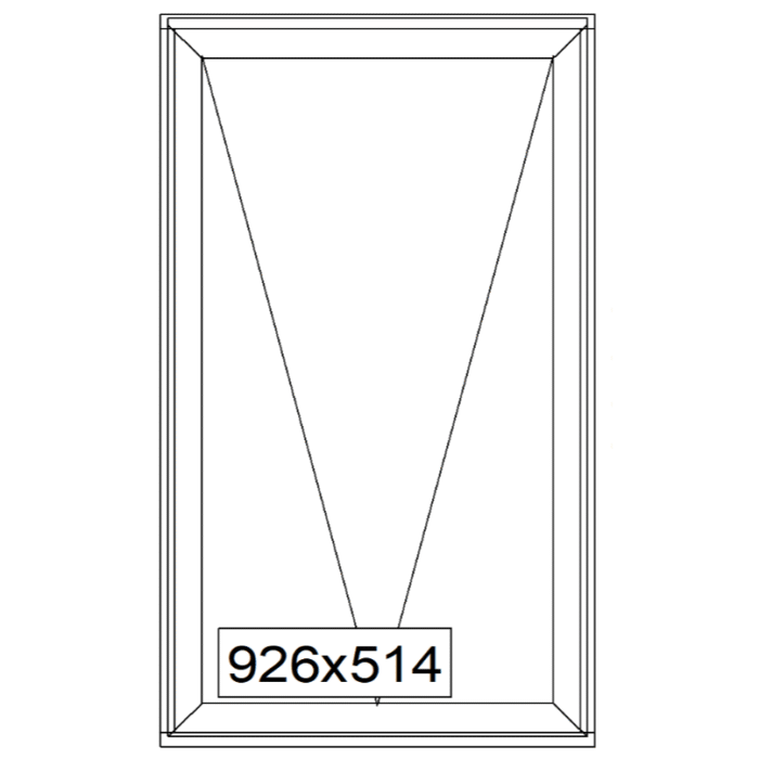 4mm Matelux Décor Satin Toughened Single Glazed Glass - Image 1