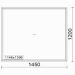 5mm Clear Tough Single Glazed – Fixed Window