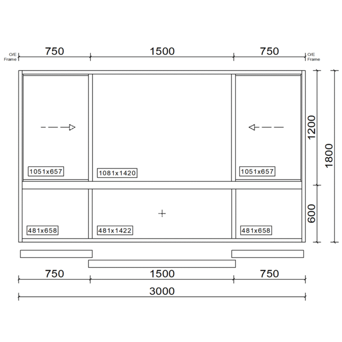 4mm Clear Toughened Double Glazed – Sliding Window - Image 1
