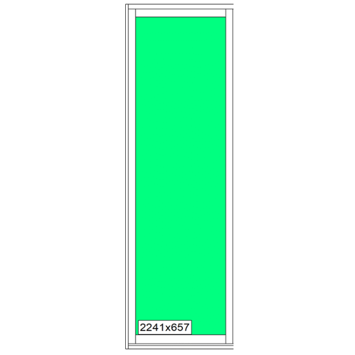 4mm Clear Float Toughened Single Glazed Glass - Image 1