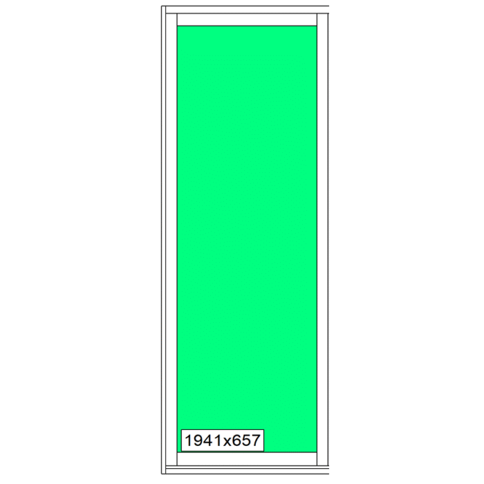 4mm Clear Float Toughened Single Glazed Glass - Image 1
