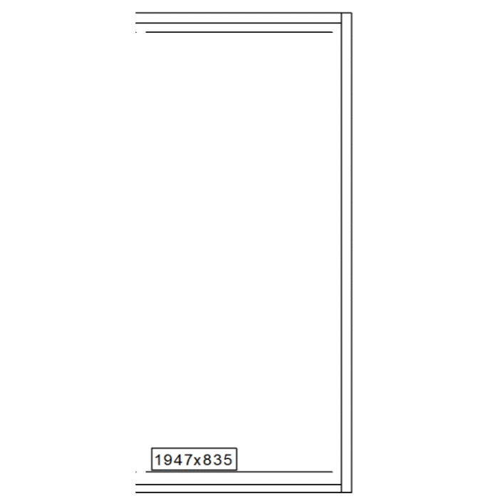 5mm Clear Float Toughened Single Glazed Glass - Image 1