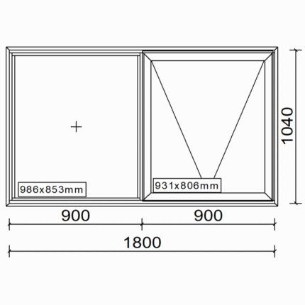 4mm Clear Tough Double Glazed – Awning Window