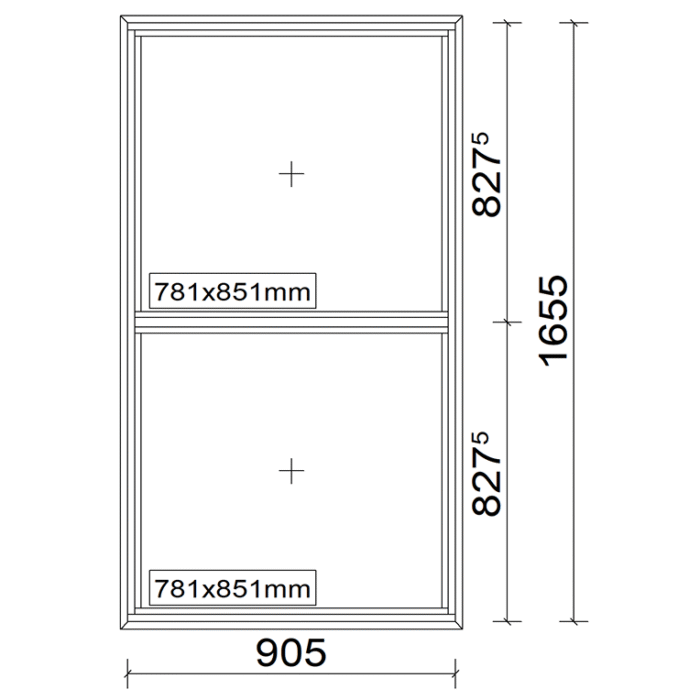 4mm Clear Tough Double Glazed – Fixed Window - Image 1
